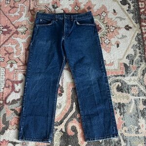 Lee Dark Blue Straight Jeans